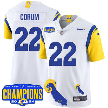 LAR 2024 NFC West Division Champions Jersey - All Stitched