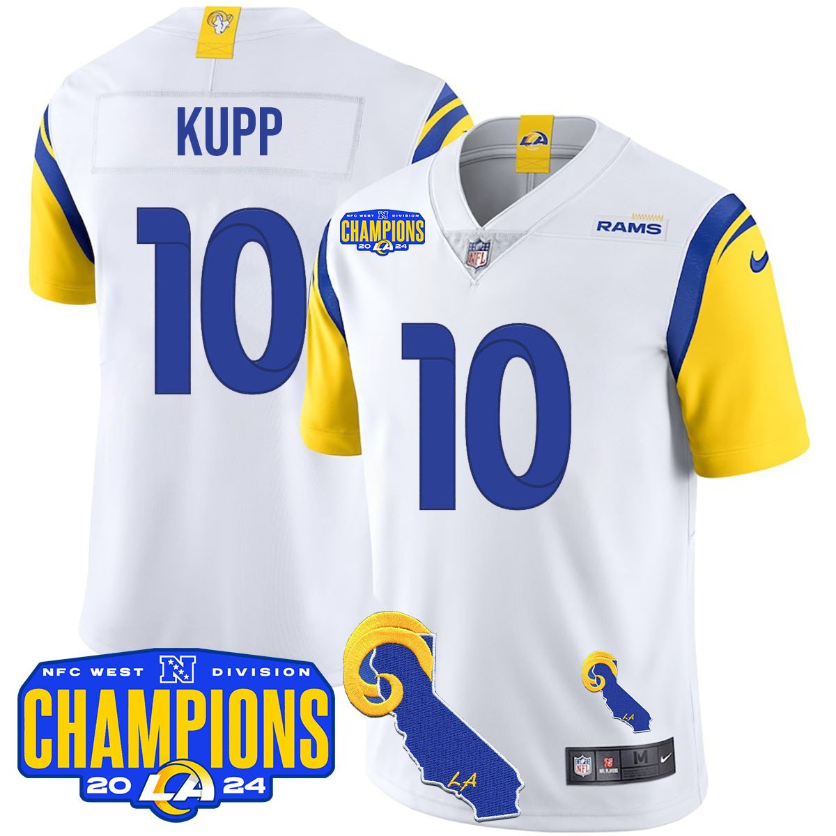 LAR 2024 NFC West Division Champions Jersey - All Stitched