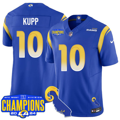 LAR 2024 NFC West Division Champions Jersey - All Stitched