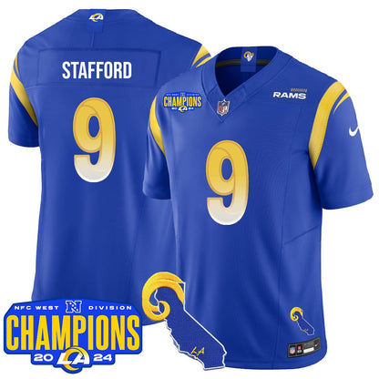 LAR 2024 NFC West Division Champions Jersey - All Stitched