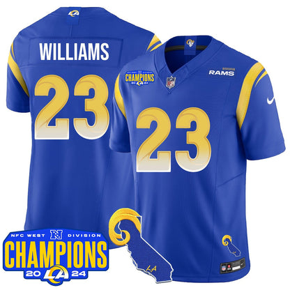 LAR 2024 NFC West Division Champions Jersey - All Stitched