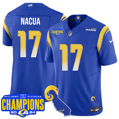 LAR 2024 NFC West Division Champions Jersey - All Stitched