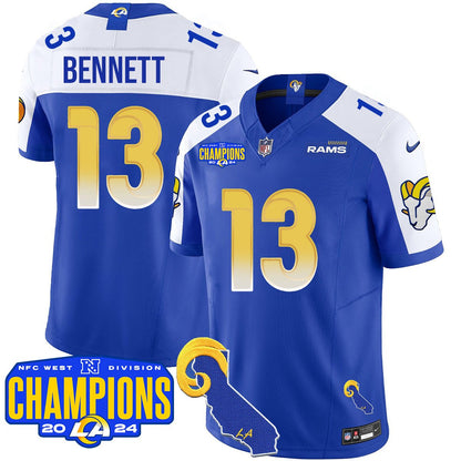 LAR 2024 NFC West Division Champions Jersey - All Stitched