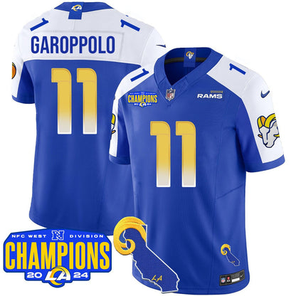 LAR 2024 NFC West Division Champions Jersey - All Stitched