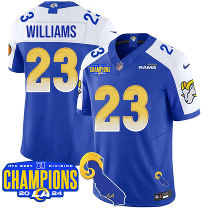 LAR 2024 NFC West Division Champions Jersey - All Stitched