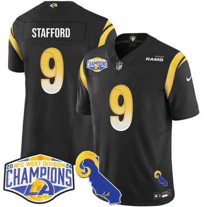 LAR 2024 NFC West Division Champions Jersey N1 - All Stitched
