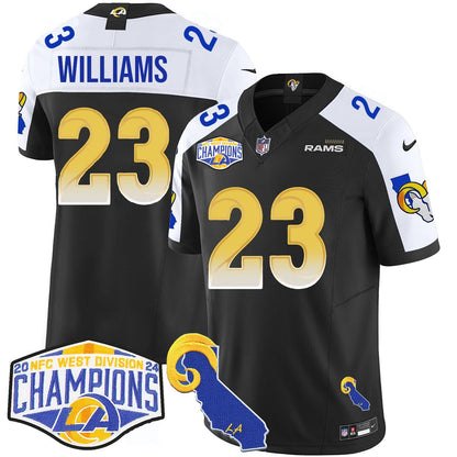 LAR 2024 NFC West Division Champions Jersey N1 - All Stitched