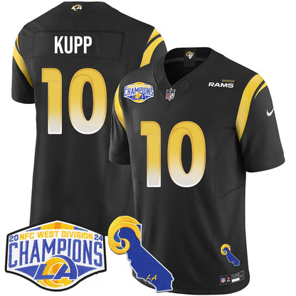 LAR 2024 NFC West Division Champions Jersey N1 - All Stitched