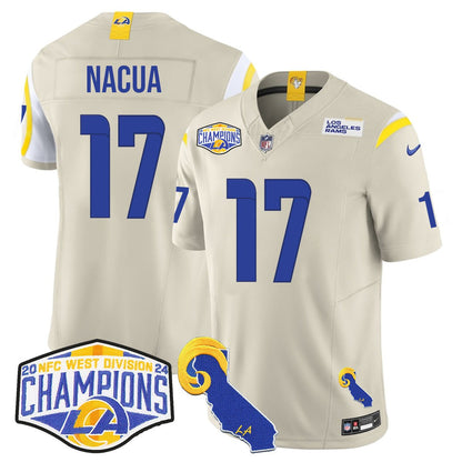 LAR 2024 NFC West Division Champions Jersey N1 - All Stitched