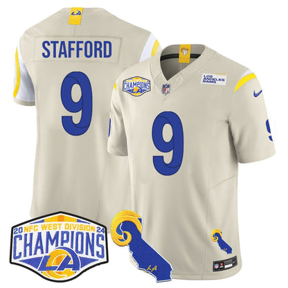 LAR 2024 NFC West Division Champions Jersey N1 - All Stitched