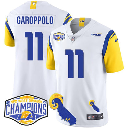 LAR 2024 NFC West Division Champions Jersey N1 - All Stitched