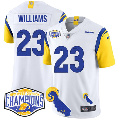 LAR 2024 NFC West Division Champions Jersey N1 - All Stitched