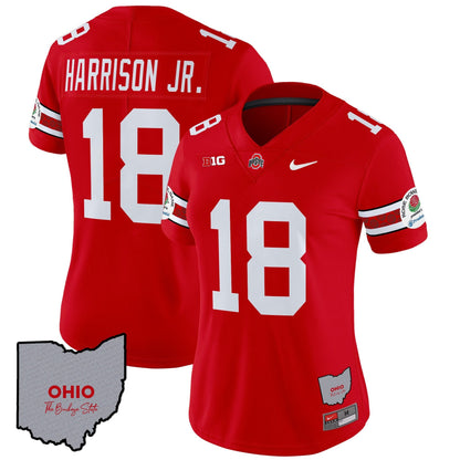 Women's OSU Rose Bowl Vapor Limited Jersey V3 - Stitched