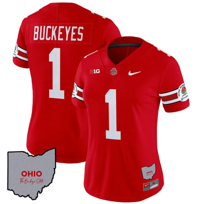 Women's OSU Rose Bowl Vapor Limited Jersey V3 - Stitched