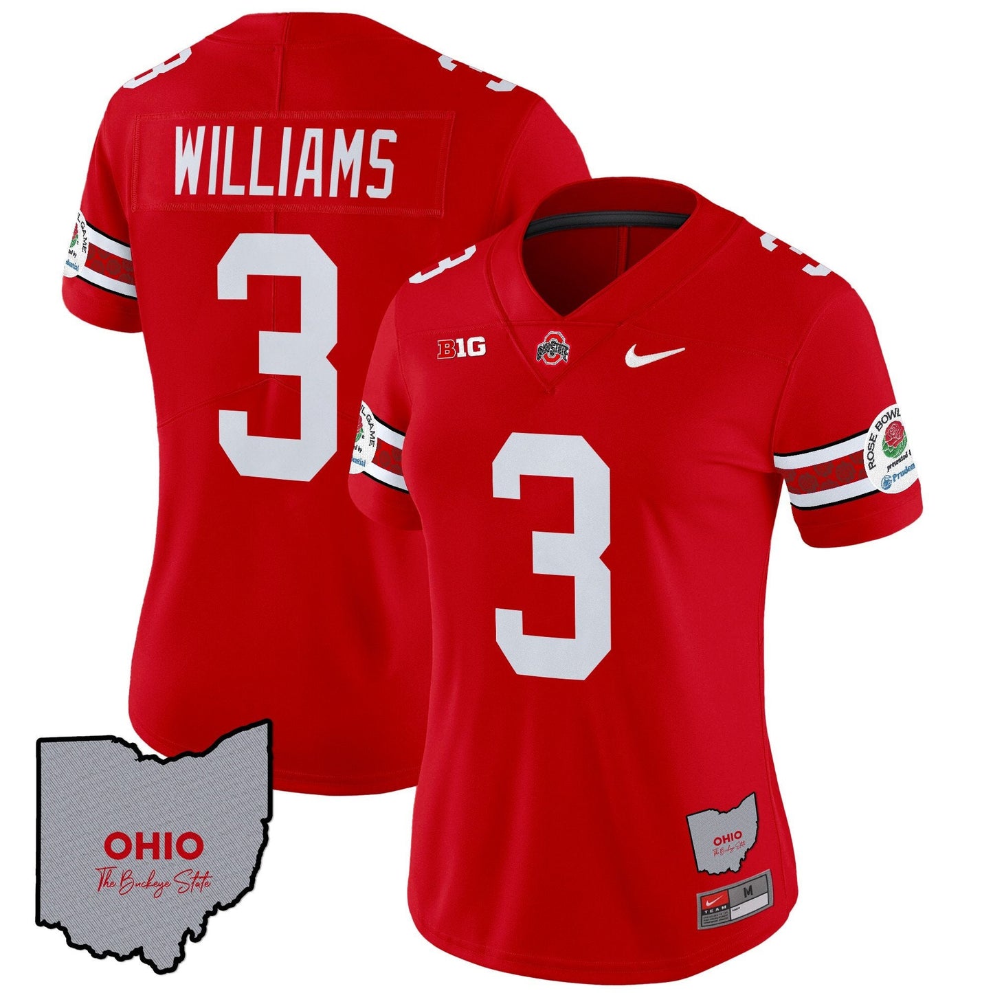 Women's OSU Rose Bowl Vapor Limited Jersey V3 - Stitched