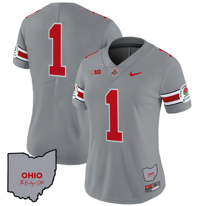 Women's OSU Rose Bowl Vapor Limited Jersey V3 - Stitched
