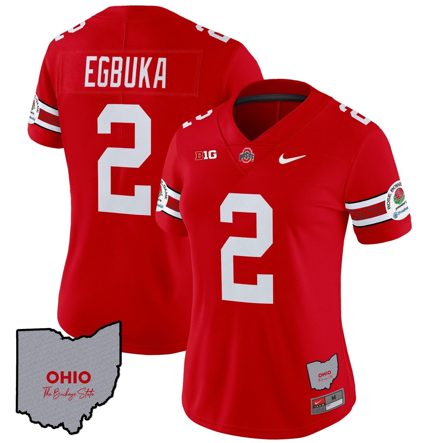 Women's OSU Rose Bowl Vapor Limited Jersey V3 - Stitched
