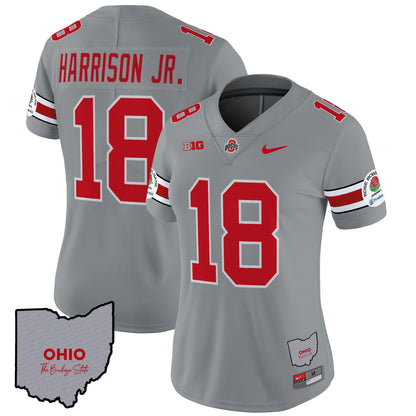 Women's OSU Rose Bowl Vapor Limited Jersey V3 - Stitched