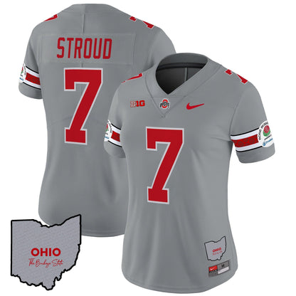 Women's OSU Rose Bowl Vapor Limited Jersey V3 - Stitched