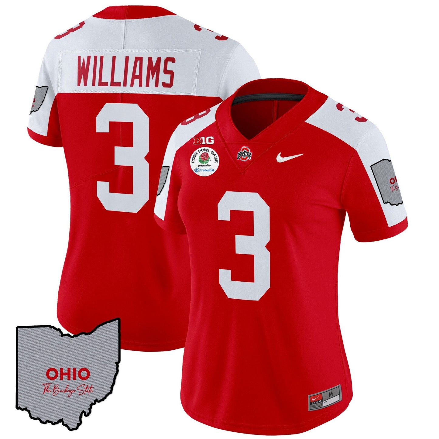 Women's OSU Rose Bowl Vapor Limited Jersey V3 - Stitched