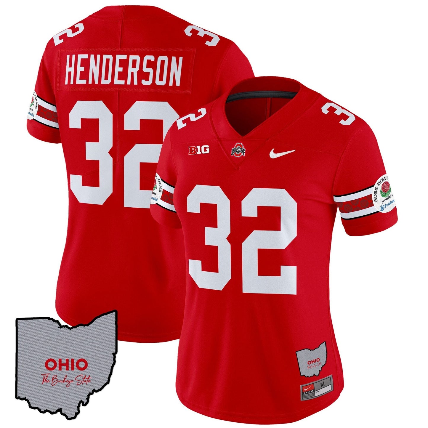 Women's OSU Rose Bowl Vapor Limited Jersey V3 - Stitched