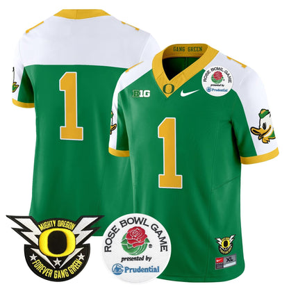 Oregon Ducks 2024 Rose Bowl Vapor Limited Jersey - All Stitched