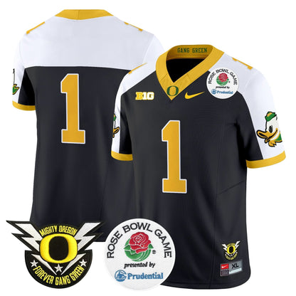 Oregon Ducks 2024 Rose Bowl Vapor Limited Jersey - All Stitched