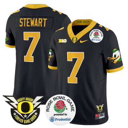 Oregon Ducks 2024 Rose Bowl Vapor Limited Jersey - All Stitched