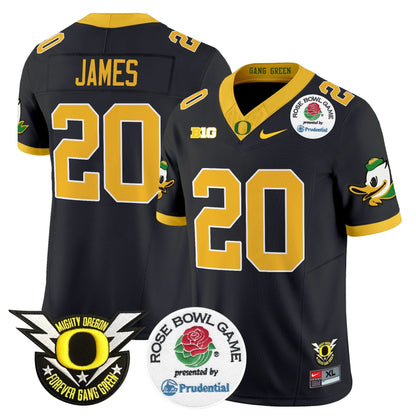 Oregon Ducks 2024 Rose Bowl Vapor Limited Jersey - All Stitched