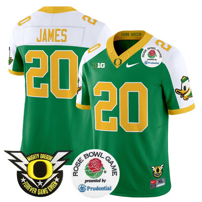 Oregon Ducks 2024 Rose Bowl Vapor Limited Jersey - All Stitched