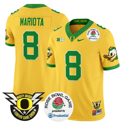 Oregon Ducks 2024 Rose Bowl Vapor Limited Jersey - All Stitched