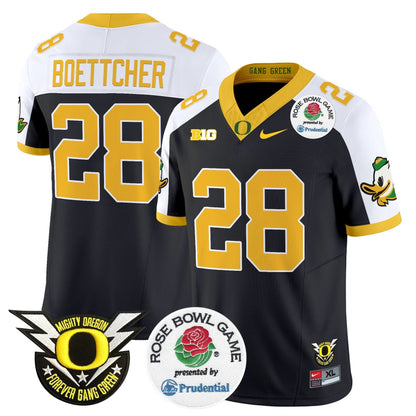 Oregon Ducks 2024 Rose Bowl Vapor Limited Jersey - All Stitched