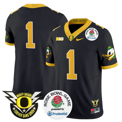 Oregon Ducks 2024 Rose Bowl Vapor Limited Jersey - All Stitched