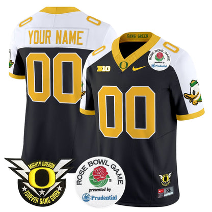 Oregon Ducks 2024 Rose Bowl Vapor Limited Custom Jersey - All Stitched