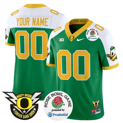 Oregon Ducks 2024 Rose Bowl Vapor Limited Custom Jersey - All Stitched