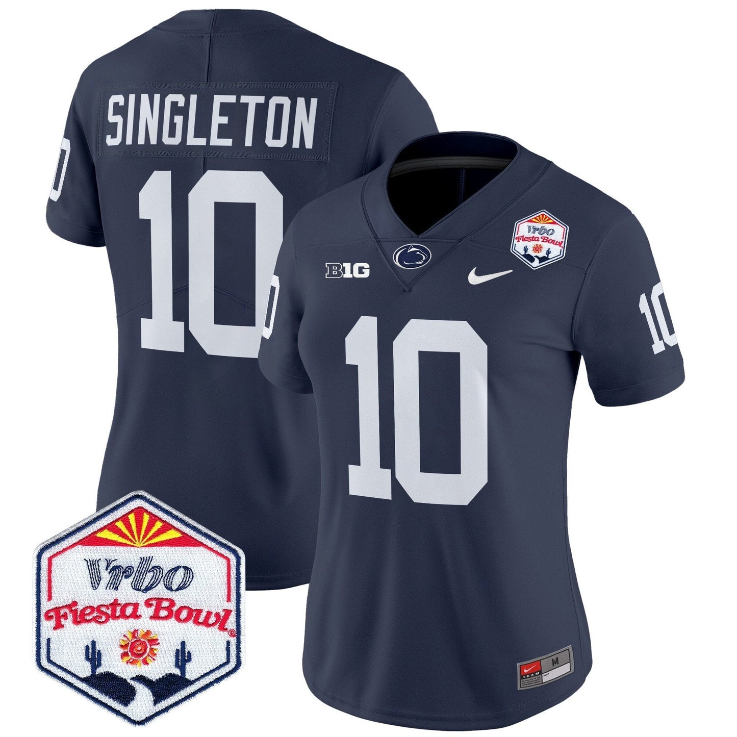 Women's PSU 2024 The Fiesta Bowl Patch Vapor Limited Jersey - All Stitched