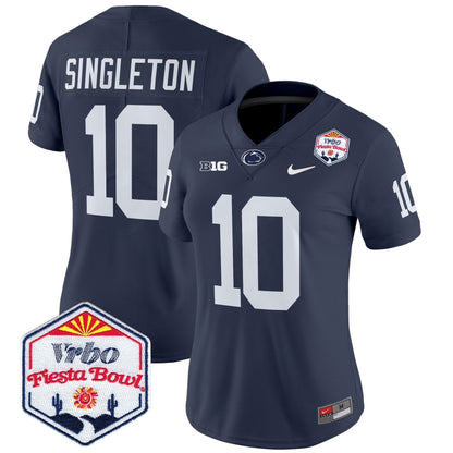 Women's PSU 2024 The Fiesta Bowl Patch Vapor Limited Jersey - All Stitched