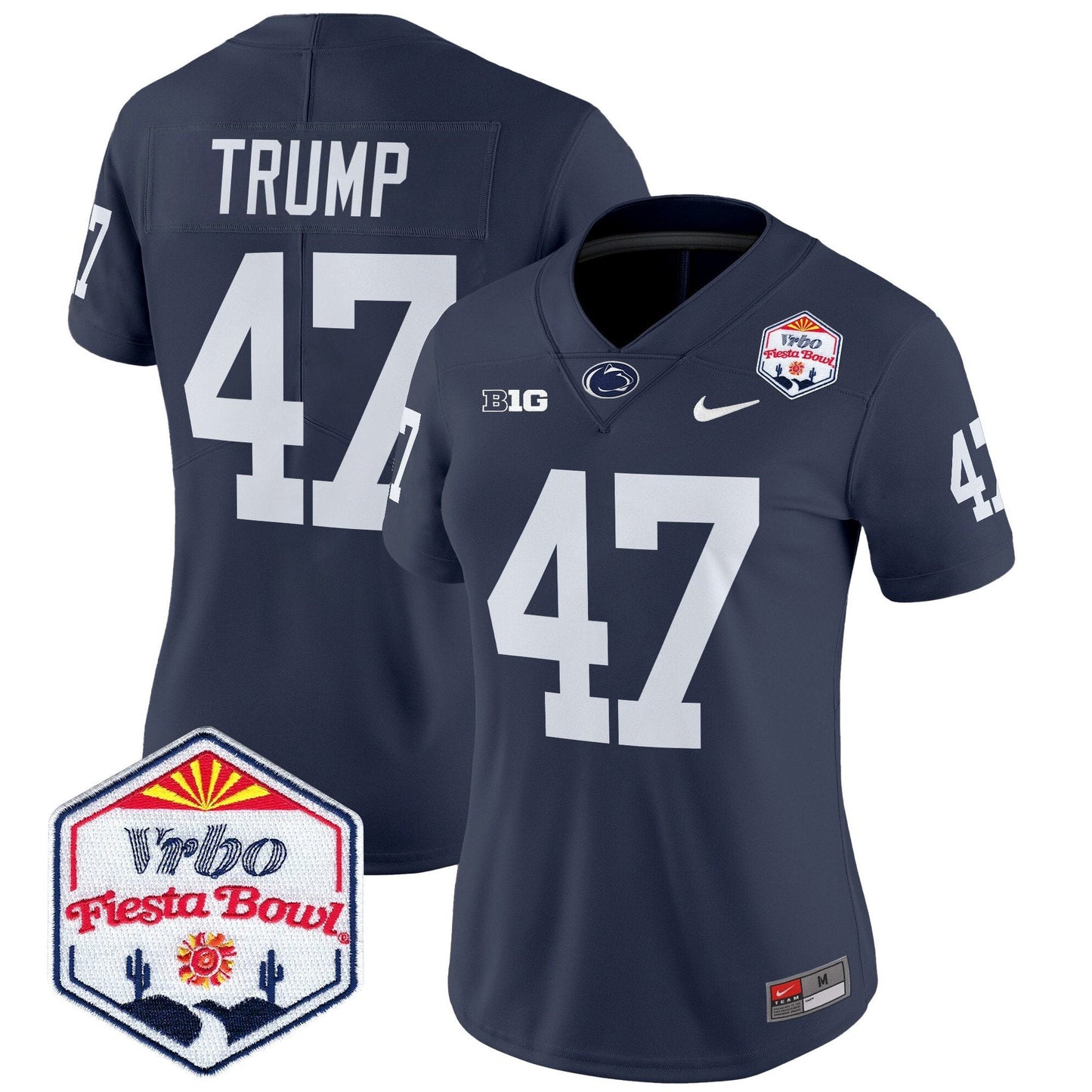 Women's PSU 2024 The Fiesta Bowl Patch Vapor Limited Jersey - All Stitched