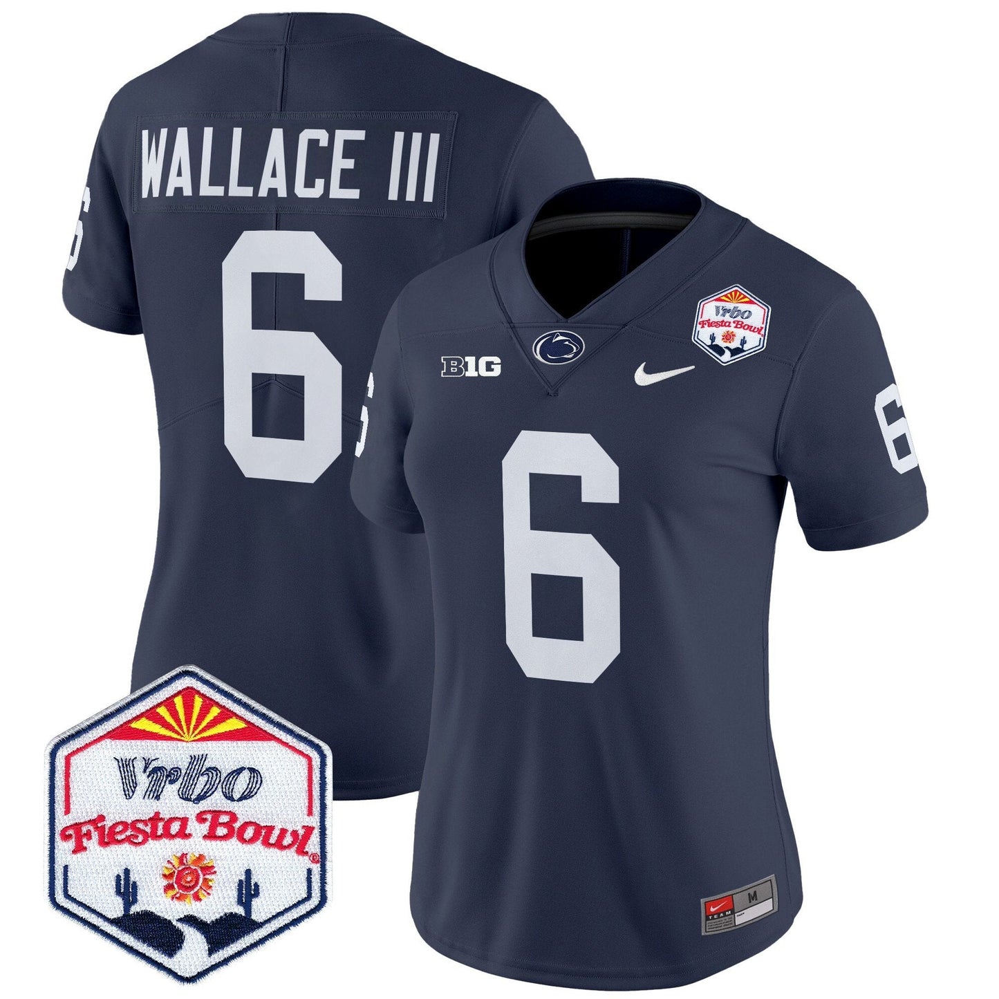 Women's PSU 2024 The Fiesta Bowl Patch Vapor Limited Jersey - All Stitched