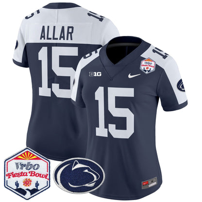 Women's PSU 2024 The Fiesta Bowl Patch Vapor Limited Jersey - All Stitched