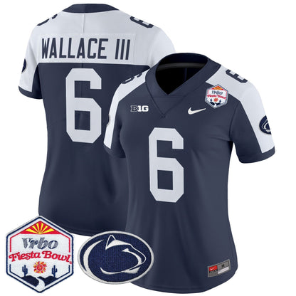Women's PSU 2024 The Fiesta Bowl Patch Vapor Limited Jersey - All Stitched