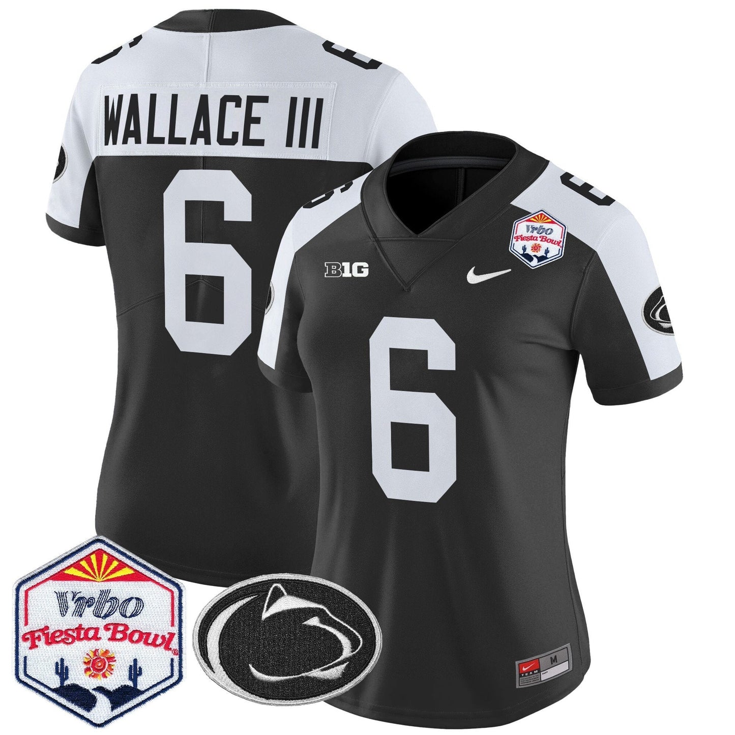 Women's PSU 2024 The Fiesta Bowl Patch Vapor Limited Jersey - All Stitched