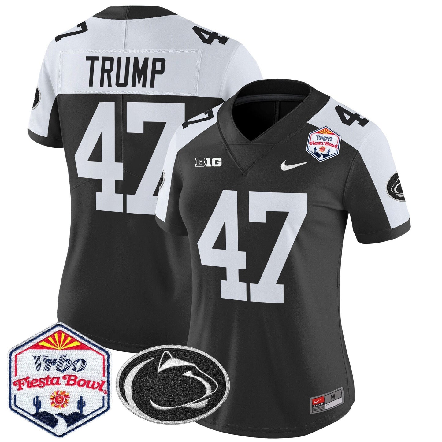 Women's PSU 2024 The Fiesta Bowl Patch Vapor Limited Jersey - All Stitched