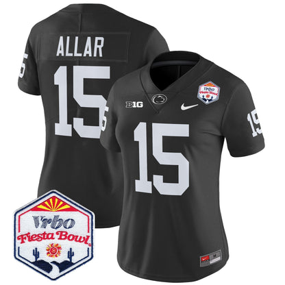 Women's PSU 2024 The Fiesta Bowl Patch Vapor Limited Jersey - All Stitched