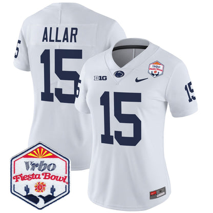 Women's PSU 2024 The Fiesta Bowl Patch Vapor Limited Jersey - All Stitched