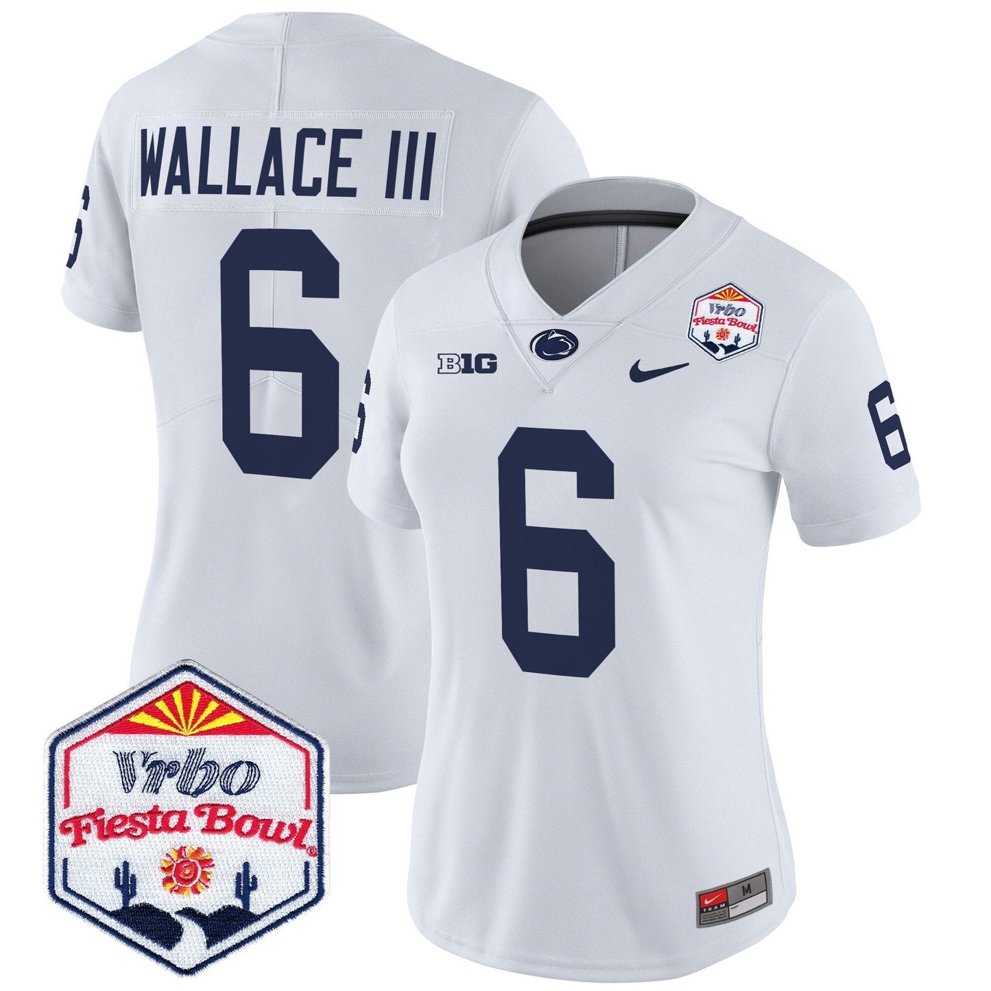Women's PSU 2024 The Fiesta Bowl Patch Vapor Limited Jersey - All Stitched