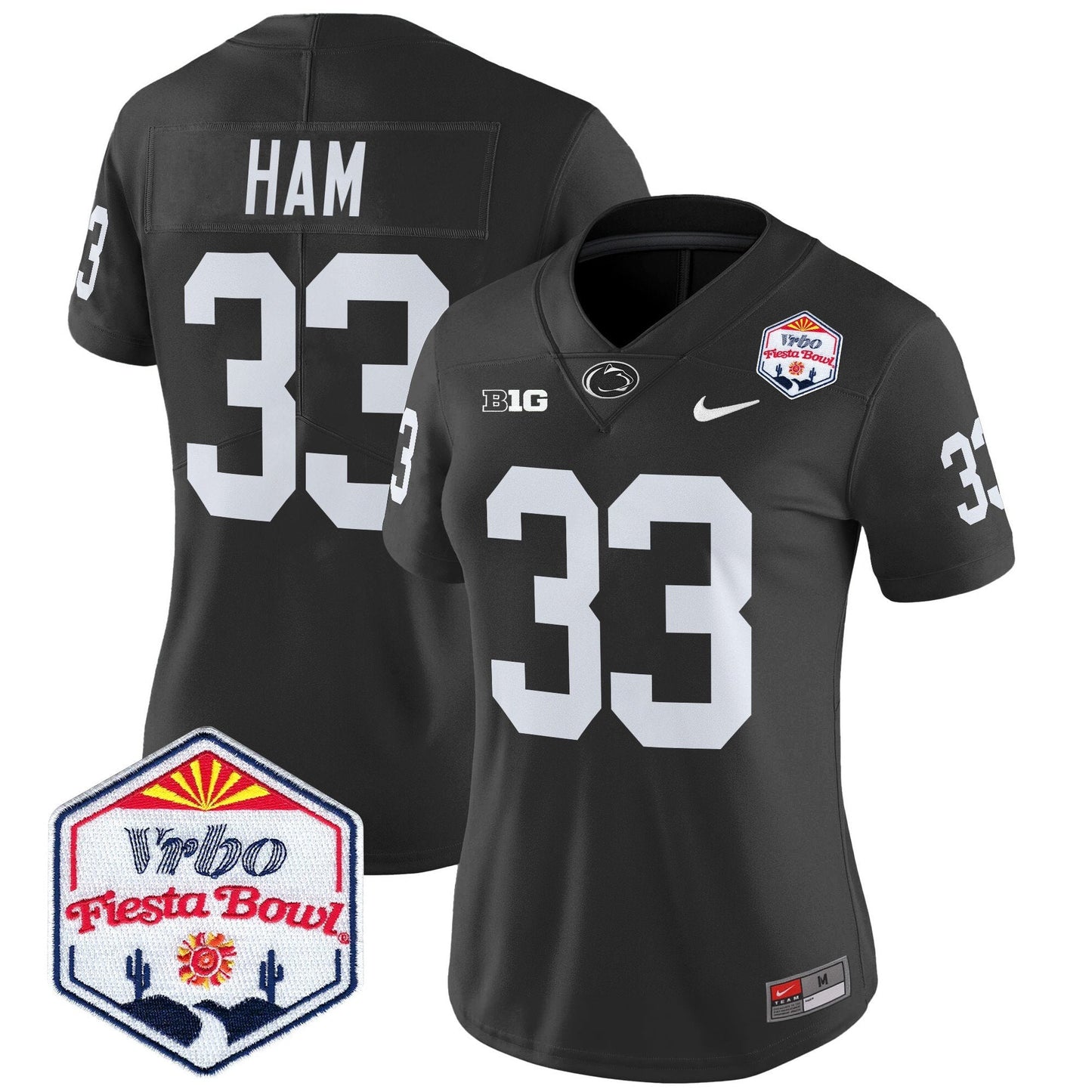 Women's PSU 2024 The Fiesta Bowl Patch Vapor Limited Jersey - All Stitched