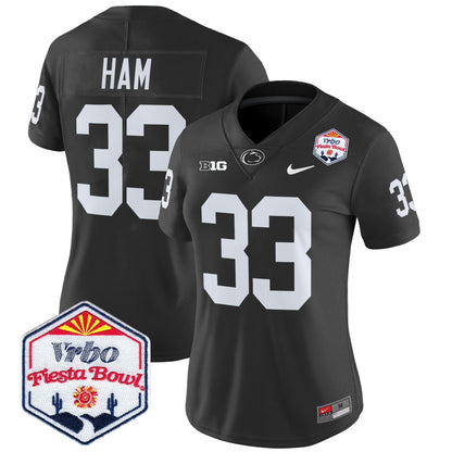 Women's PSU 2024 The Fiesta Bowl Patch Vapor Limited Jersey - All Stitched