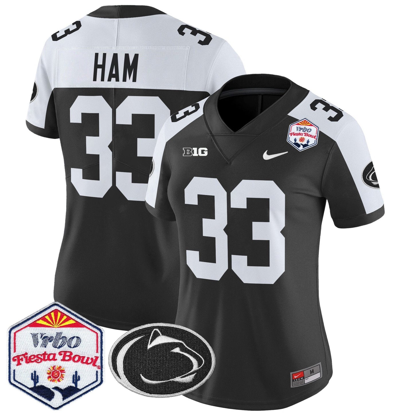Women's PSU 2024 The Fiesta Bowl Patch Vapor Limited Jersey - All Stitched