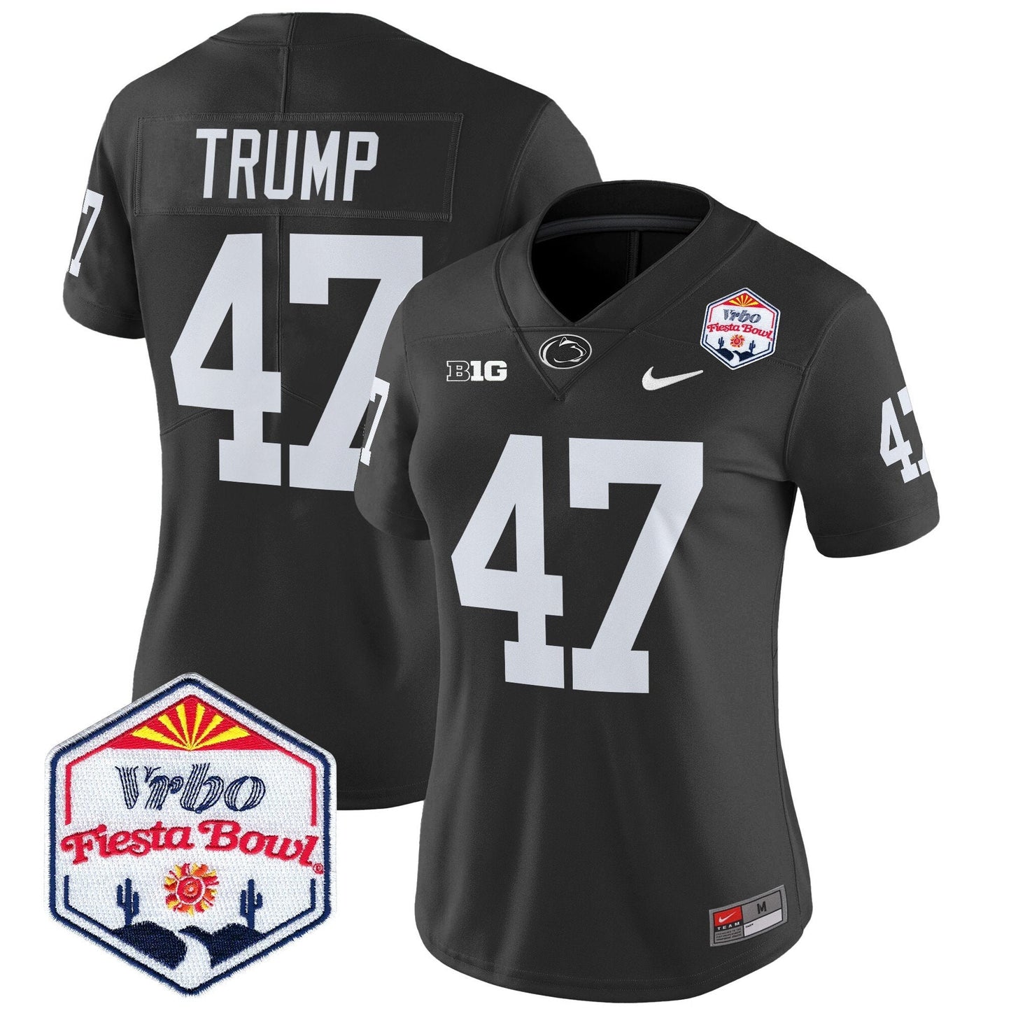 Women's PSU 2024 The Fiesta Bowl Patch Vapor Limited Jersey - All Stitched